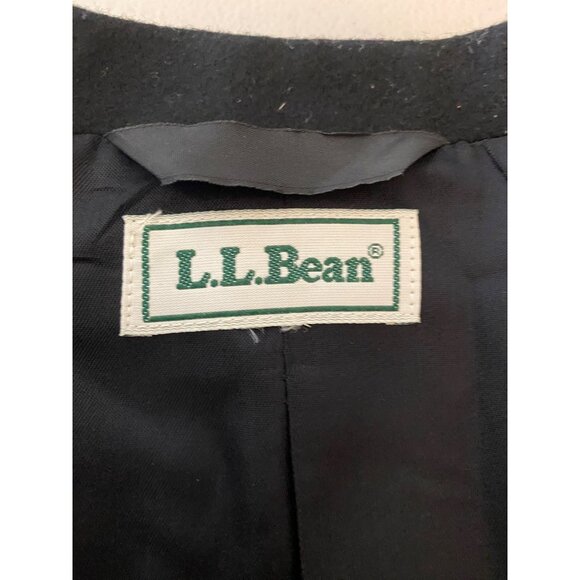 L.L. Bean Mens Black Wool Blazer Size 44 - Picture 4 of 10